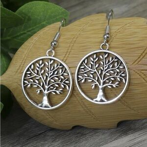 🔥2/$20 🆕 TREE OF LIFE Silver Earrings!!!  Brand NEW!!!